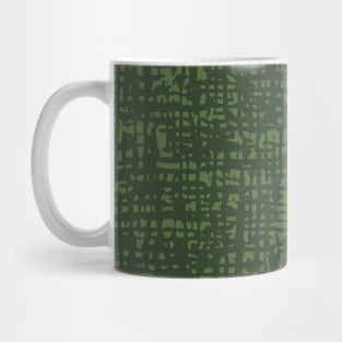 Fibre Mesh Pattern (Green) Mug